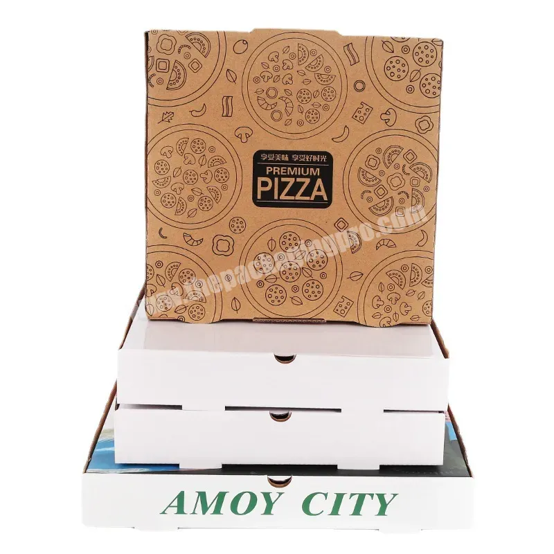 Custom Packaging Hexagon Square Triangle Carton 14inch 16 Inch Pizza Box For Food - Buy Bulk Cardboard Product Food Pizza Box,Pizza Boxes For Sale,Custom Printed Pizza Boxes.