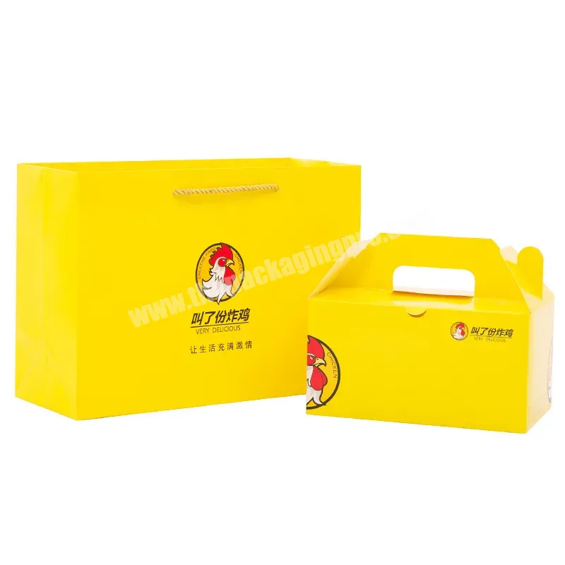 Custom Printed Logo Eco Friendly Biodegradable Fried Chicken French Fries To Go Takeaway Food Packaging Craft Paper Box - Buy Custom Wholesale Logo White Disposable Food Grade Takeaway Fried Chicken Nuggets Corrugated Cardboard Paper Packaging Box,Ch