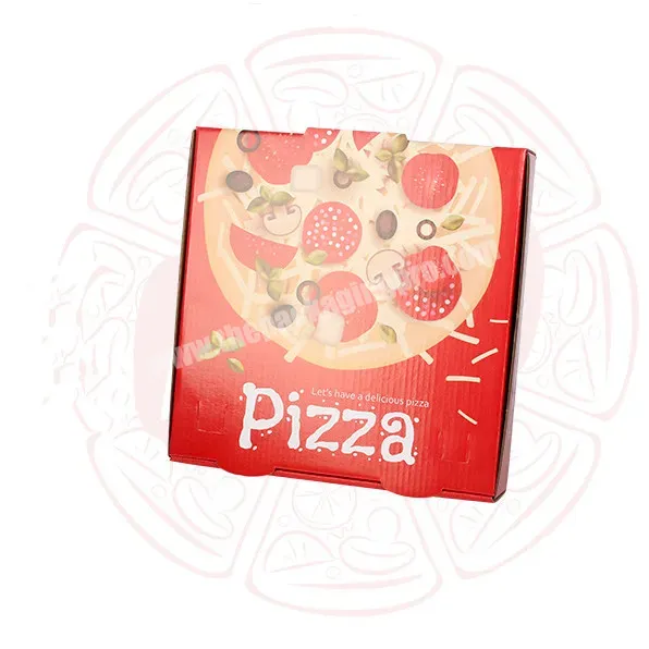 Custom Printed Logo Recyclable Foldable Eco Corrugated Rectangle Triangle Board Folding Paper Packing Packaging Pizza Box - Buy Custom Logo 6 8 10 12 14 16 18 20 Inch Biodegradable Recyclable Folding Packaging Pizza Paper Food Box With Your Own Logo,