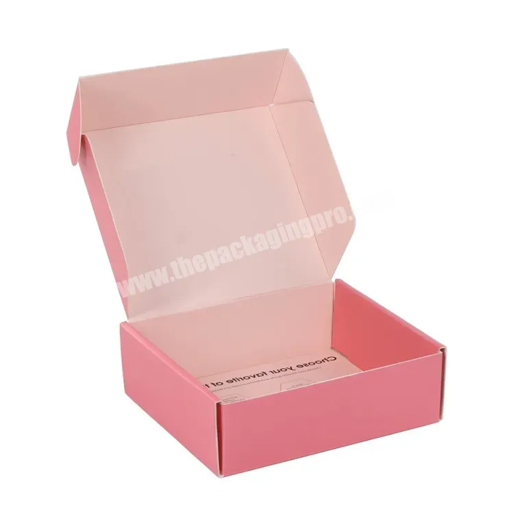 Custom Printed Paper Corrugated Shipping Mailer Folding Paper Box For Jewelry Ring Necklace Bracelet - Buy China Wholesale Custom Logo Printing Pink Paper Packaging Carton E Commerce Foldable Mailer Shipping Corrugated Paper Box,Custom Printed Packag