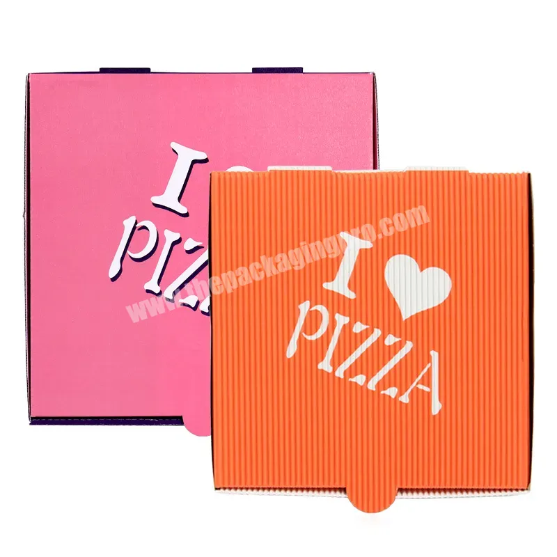 Custom Recyclable 6 7 8 9 10 12 16 18 20 Inch Biodegradable Kraft Paper Corrugated Takeaway Takeout Baked Pizza Packaging Box - Buy Custom Logo 6 8 10 12 14 16 18 20 Inch Biodegradable Recyclable Folding Packaging Pizza Paper Food Box With Your Own L