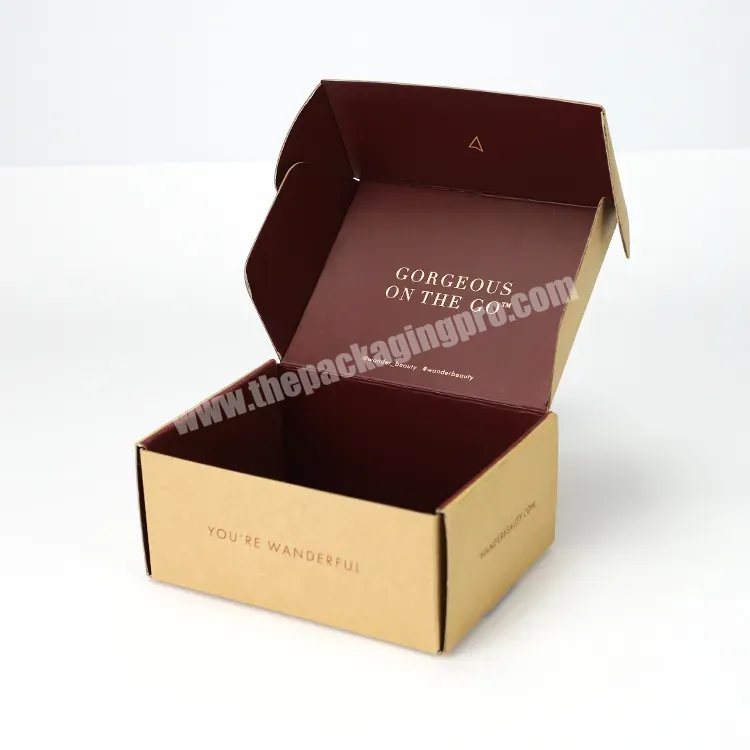 Custom Recycled Kraft Corrugated Shipping Mailer Box For Shoes Packaging - Buy Recycled Kraft Box,Shoes Packaging Box Custom,Corrugated Packaging Box.