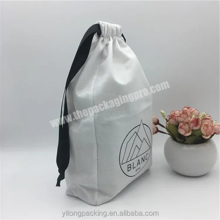 Custom White Calico Spa Calico Bag With Bottom - Buy Spa Bags,White Calico Bag With Bottom,Custom Spa Cotton Bag.