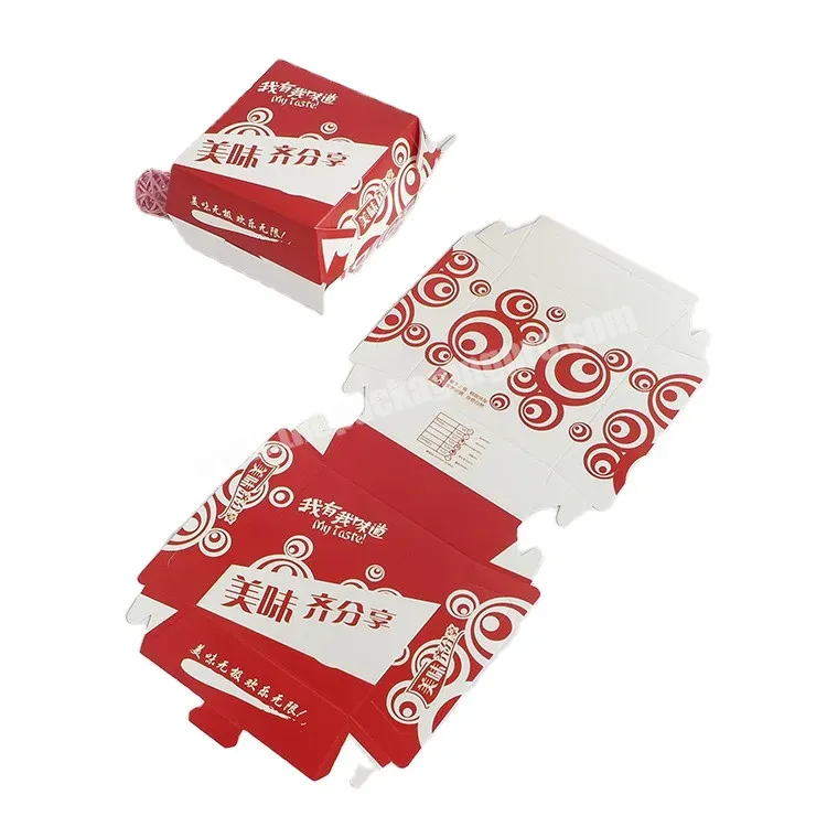 Custom Wholesale Biodegradable Mini Packaging Printed Take Out White Cardboard Paper Burger Box - Buy Burger Box,Hamburger Box,Custom Burger Box.