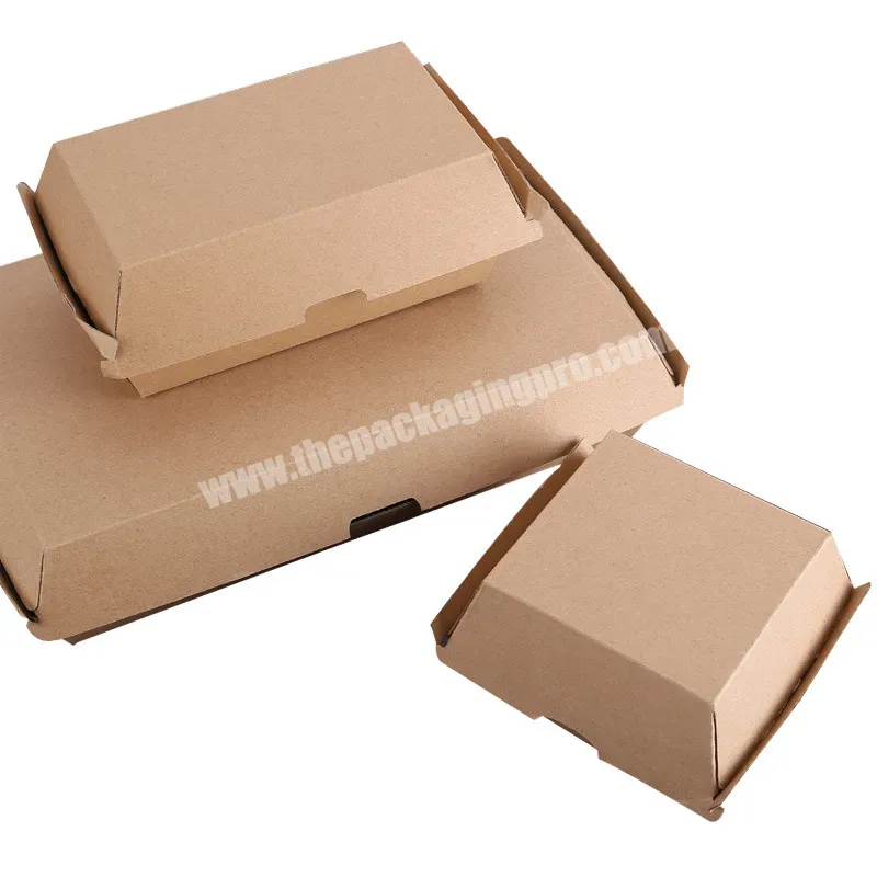 Custom Wholesale Biodegradable Mini Packaging Printed Take Out White Cardboard Paper Catering Burger Box - Buy Burger Box,Hamburger Box,Takeaway Box.