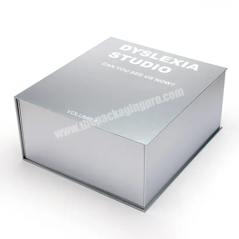 Custom Wholesale Clothing Fold Gift Box Packaging With Magnetic Lid - Buy Flat Fold Gift Box,Gift Boxes With Magnetic Lid,Fold Box.