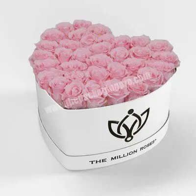 Customizable Heart Shape Flower Packaging Boxes For Rose - Buy Customizable Flower Box,Heart Shape Packaging Box,Box For Rose.