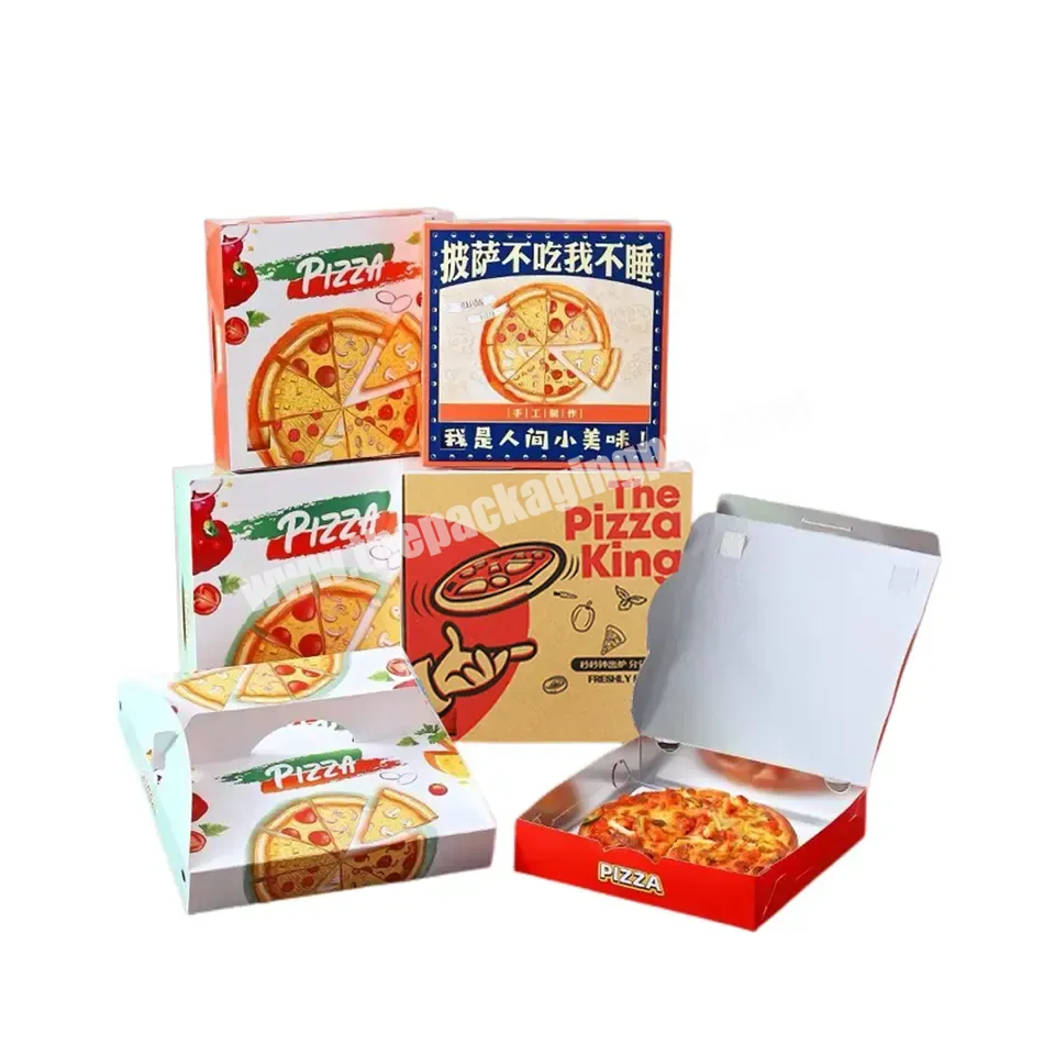 Customized Wholesale Hamburg Packaging Carton Supplier Customized Design Printing Packaging Bulk Cheap Pizza Box Label - Buy Pizza Packaging Box,Environmentally Friendly Recyclable Paper Box,Biodegradable Pizza Box.