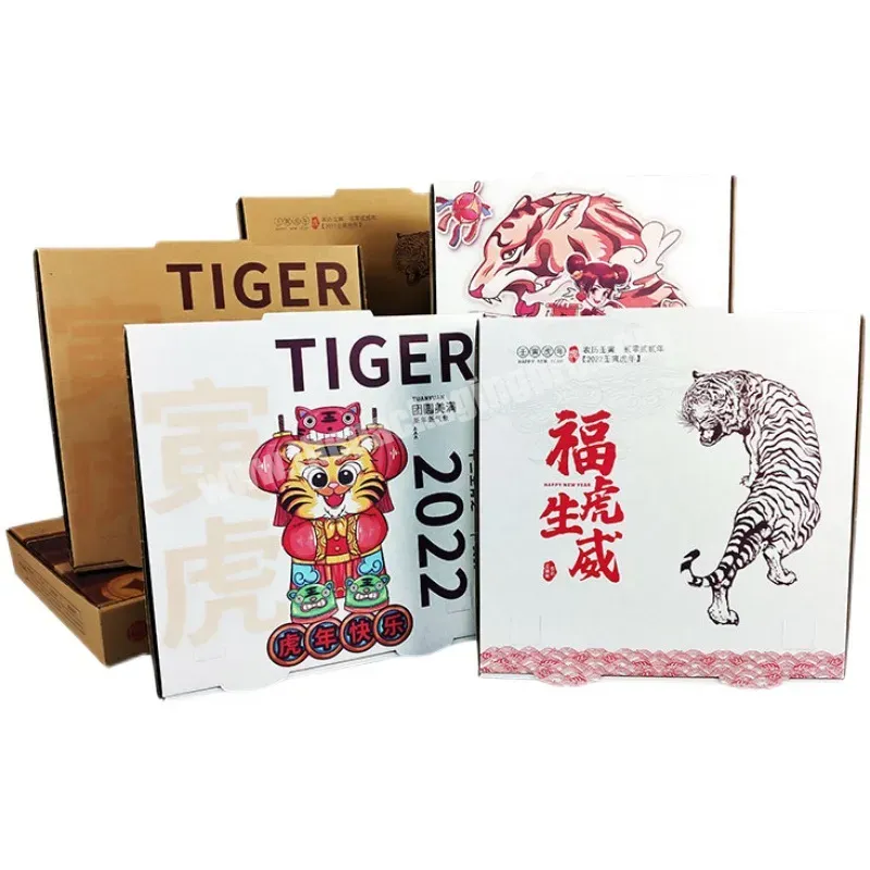 Customized Wholesale Supplier Design Printed Folding Restaurant Takeaway Kraft Corrugated Carton Packing Pizza Boxes With Logo - Buy Manufacturer Logo Size Reusable Pink 10 12 13 14 16 Inch Fried Chicken Carton Corrugated Paper Dough Slice Round Pizz
