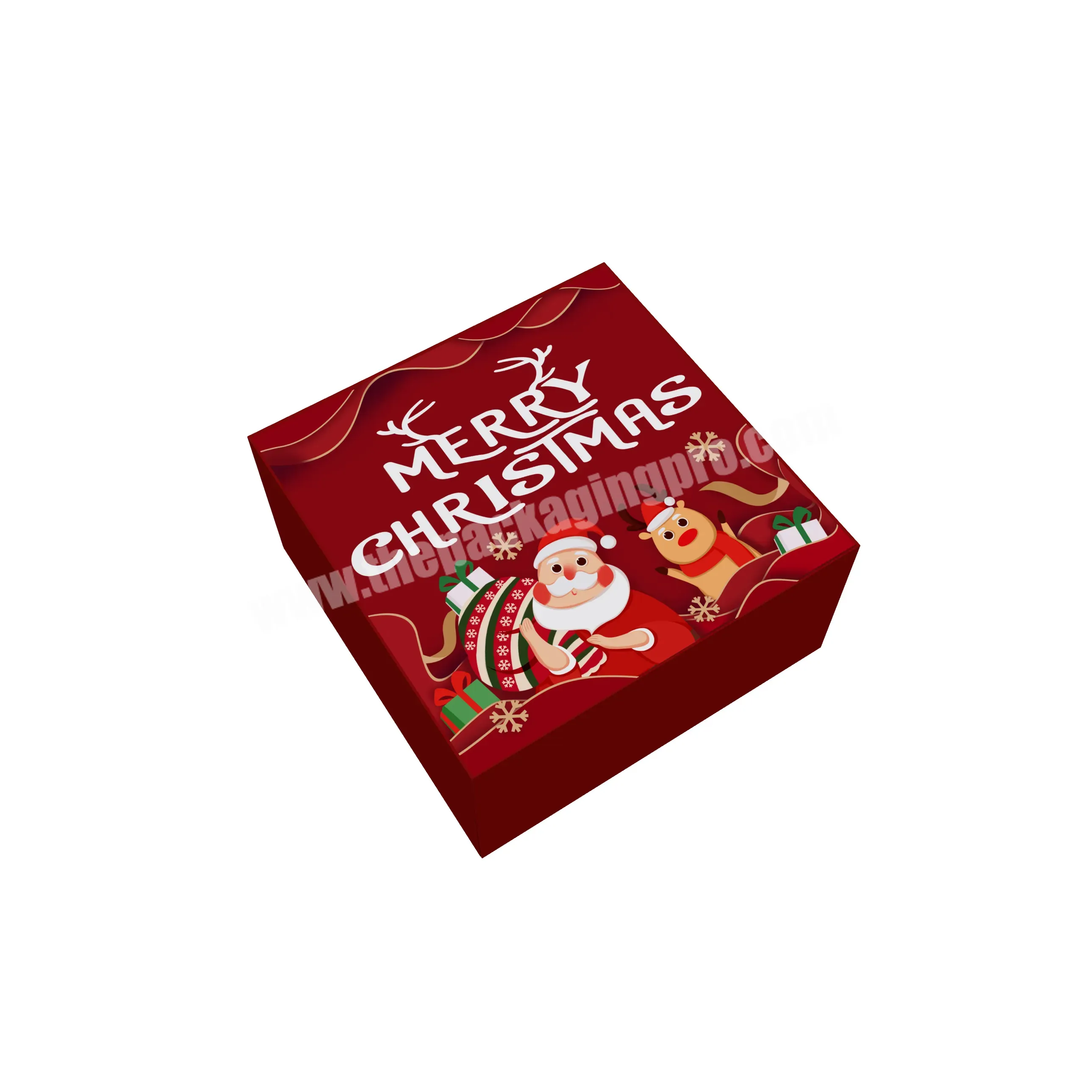 Design Luxury Custom Red Christmas Decoration Chocolate Candy Gift Packaging Boxes - Buy Gift Packaging Boxes,Christmas Gift Packaging Boxes,Christmas Packaging Boxes.