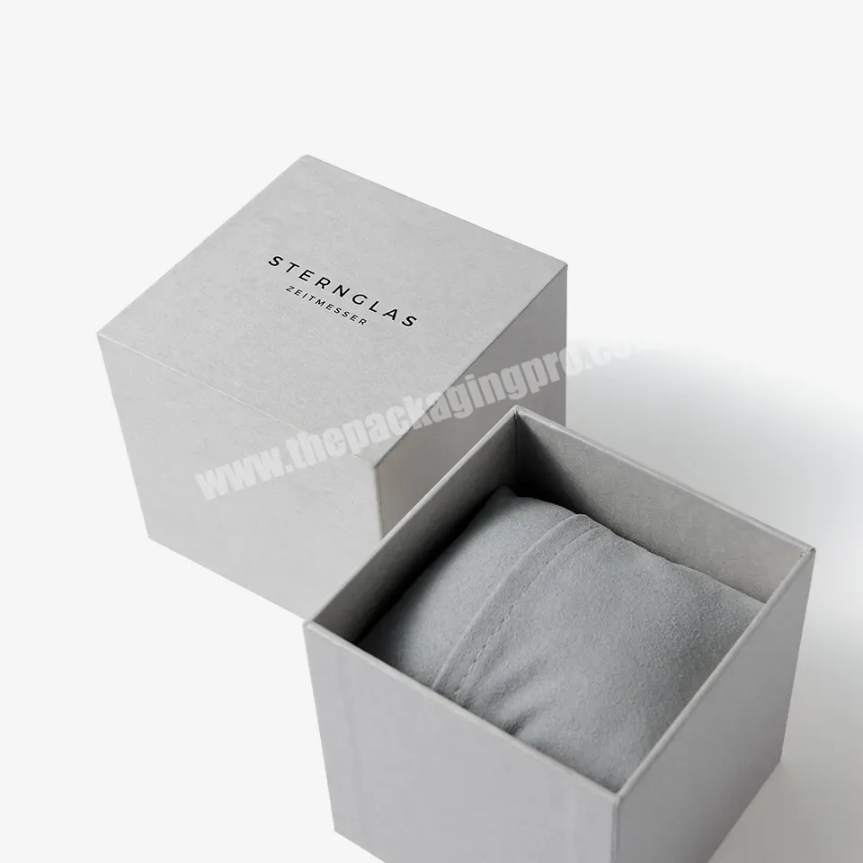 Factory Custom Watch Box Packaging Paperboard Recyclable Uv Coating Varnishing Embossing - Buy Gift Box Packaging Customised,Rectangle Gift Small Box,Paper Watch Box.