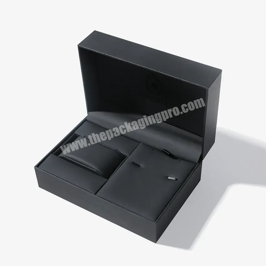 Factory Direct Sale Silver Foil Stamping Logo Luxurious Leather Gift Box Packing Watch Packaging Box - Buy Gift Box For Watch,Watch Box Leather,Custom Watch Box.