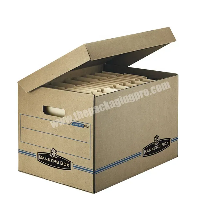 Heavy Duty Storage Boxes Bankers Box - Buy Cardboard Box,Bankers Box,Heavy Duty Storage Boxes Bankers Box.
