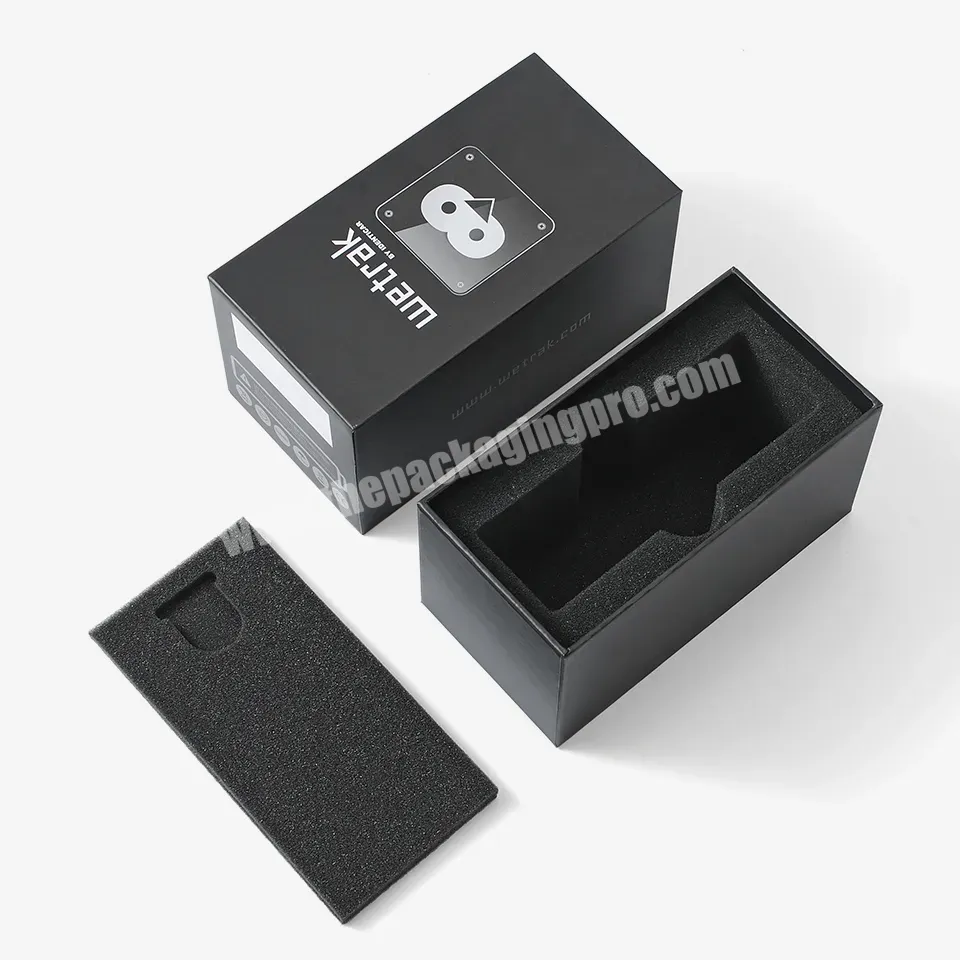 High Quality Customized Lid And Bottom Cardboard Black 3c Electronic Packaging Box - Buy Lid And Bottom Cardboard Box,Box Gift Black,3c Electronic Packaging Box.