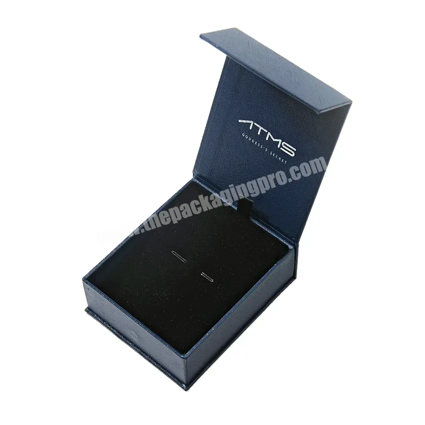 Hot Stamping Custom Logo Wholesale Luxury Premium Paper Packaging Magnetic Jewelry Boxes Packaging - Buy Jewelry Box Magnetic,Individual Jewelry Boxes,Jewlery Box With Logo.