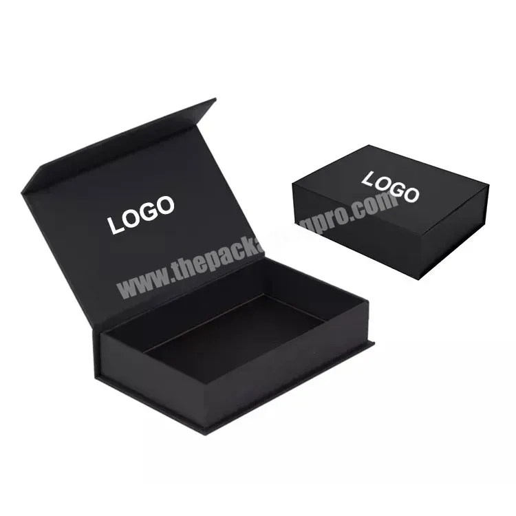 Luxury Cardboard Black Book Shape Style Magnet Closure Packaging Paper Boxes Small Flip Top Rigid Magnetic Gift Box With Lid - Buy Small Gift Box Small Boxes Small Packaging Box Small Paper Box Small Cardboard Boxes Small Box Packaging Custom Logo,Sm