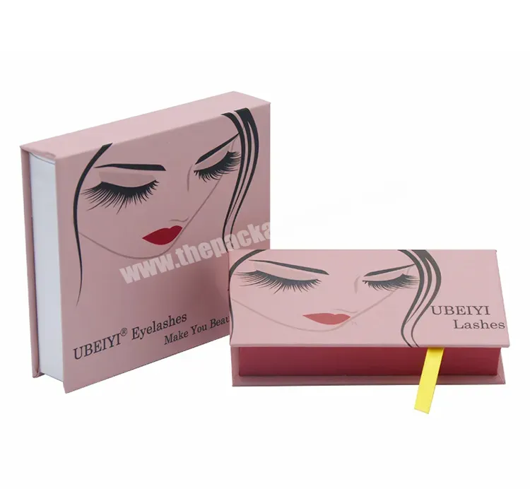 Luxury Cosmetic Box Eyelashes Packaging Gift Box Makeup - Buy Gift Box With Silk Lining,Human Hair Extension Box,Luxury Gift Box.
