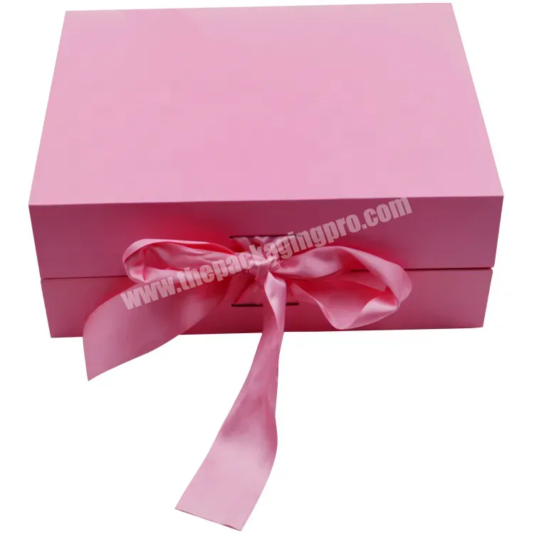 Luxury Folding Gift Cardboard Box Packaging Boxes For You - Buy Handbag Gift Box Packaging,Gift Box With Ribbon Handle,Bra Underwear Bikini Packaging Box.