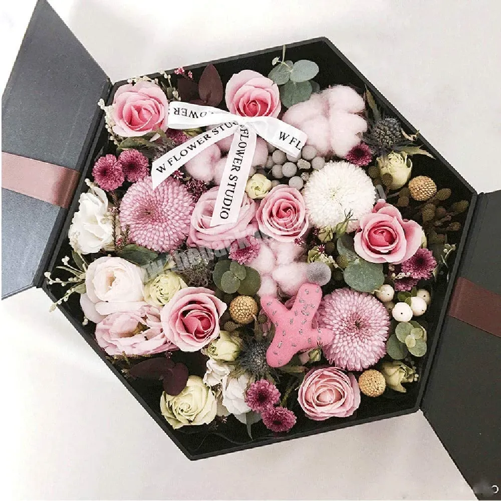 Luxury Heart Shape Velvet Flower Box Rose Bouquets Flower Packaging Boxes - Buy Flower Box With Drawer,Luxury Gift Packaging Box,Flower Bouquet Packaging.