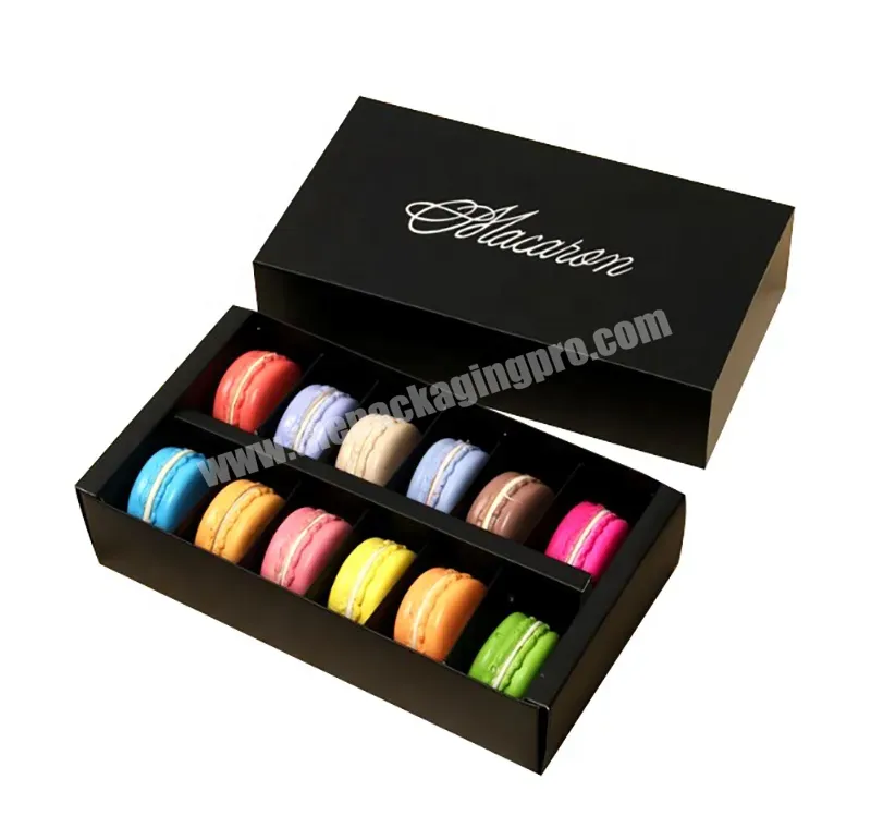 Luxury Macaron Box Candy Cookies Chocolate Box Food Packaging Boxes - Buy Macaron Boxes 12,Macaron Box With Clear Window,Paper Box Gift Box Packaging Box.