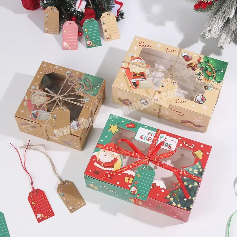 Professional Customized Christmas Gift Box Biodegradable Wholesale Cake Cupcake Packaging Carton With Your Logo - Buy Birthday Box/cake Box/christmas Cake Box,Wholesale Cake Box/cupcake Box /cake Cardboard Box With Logo,Transparent Cake Box/cardboard