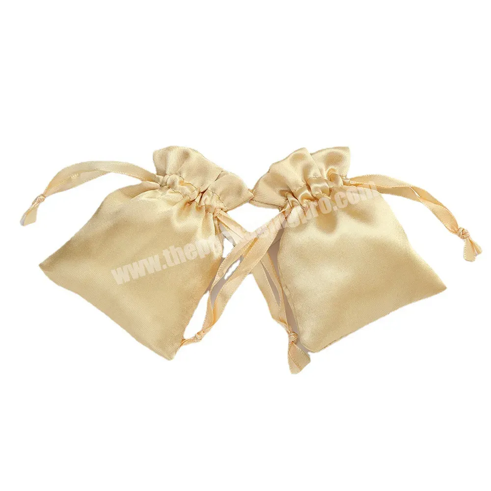 Silk Satin Bags Promotional Factory Price Custom Small Satin Drawstring Bags Gift Silk Pouch - Buy Satin Bag For Hair Bundles,Drawstring Bag For Shoes,Silk Bag For Wig.