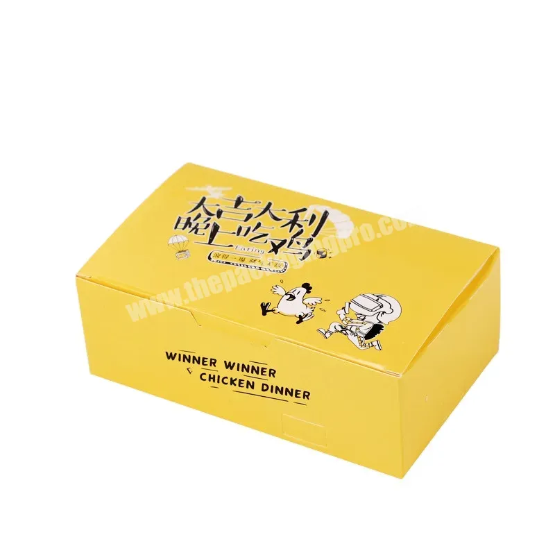 Wholesale Custom Fried Chicken Nuggets French Fries Eco Friendly Food Grade White Cardboard Kraft Paper Packaging Box - Buy Custom Eco Friendly Disposable Take Away French Fries Food Takeaway Takeout Packaging Corrugated Kraft Fried Chicken Togo Box,