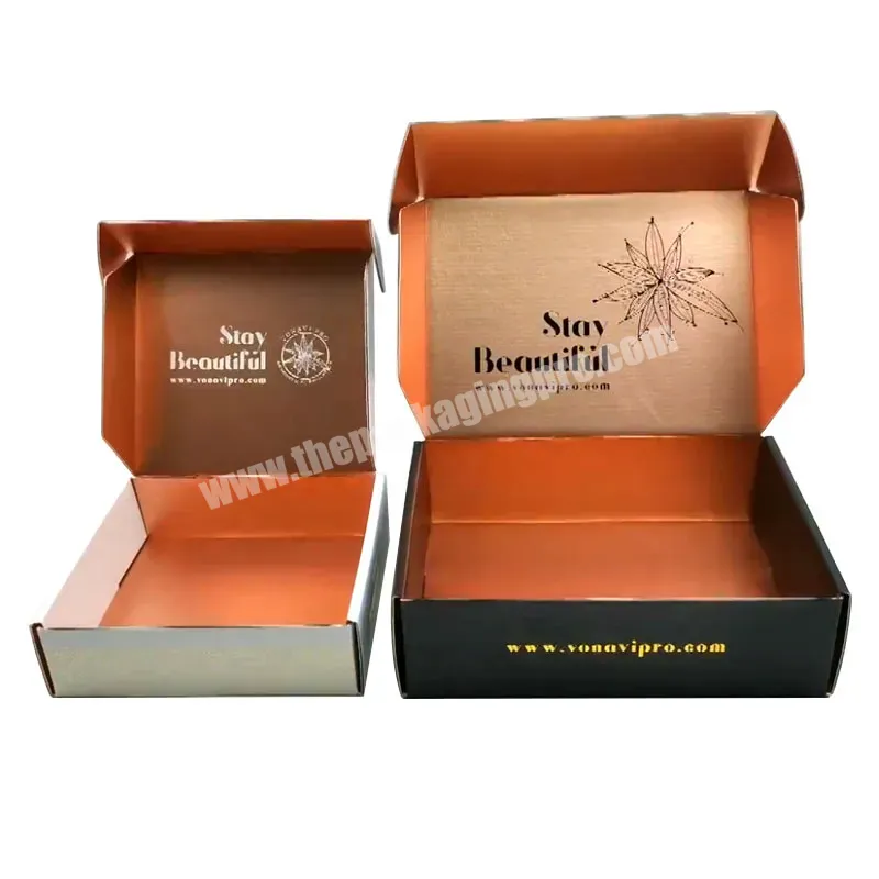 Wholesale Custom Printing Rose Gold Competitive Price Branded Cosmetic Gift Mailers Shipping Box Custom Logo Mailer Boxes - Buy Wholesale Cardboard Custom Logo Jewelry Shipping Package Boxes For Small Business,Custom Suppliers Carton Brown Kraft Corr
