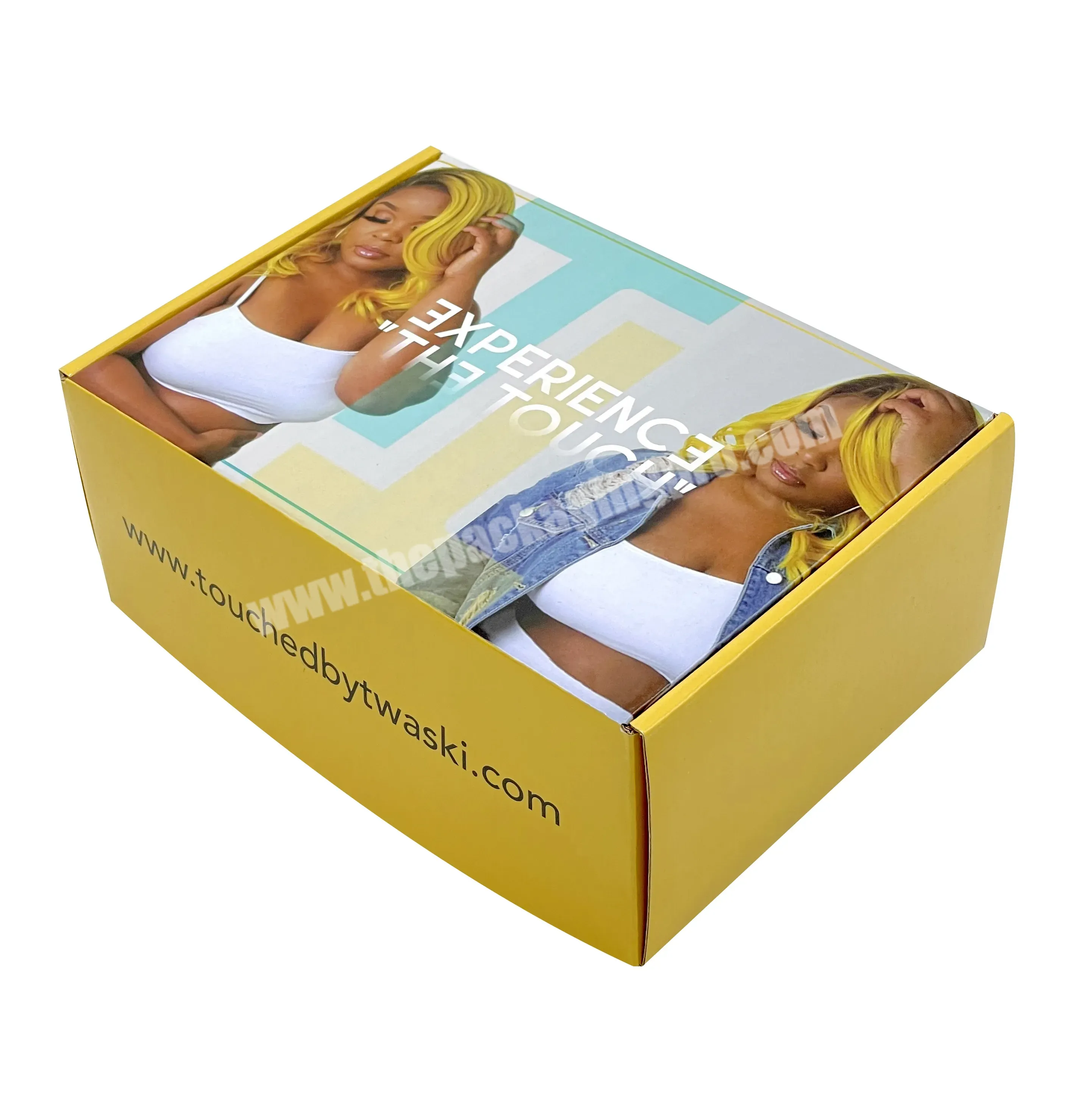 Women Clothes Bra Garment Lingerie Mailer Box Underwear Shirt Packaging Box  Custom Logo - Buy Wig Box