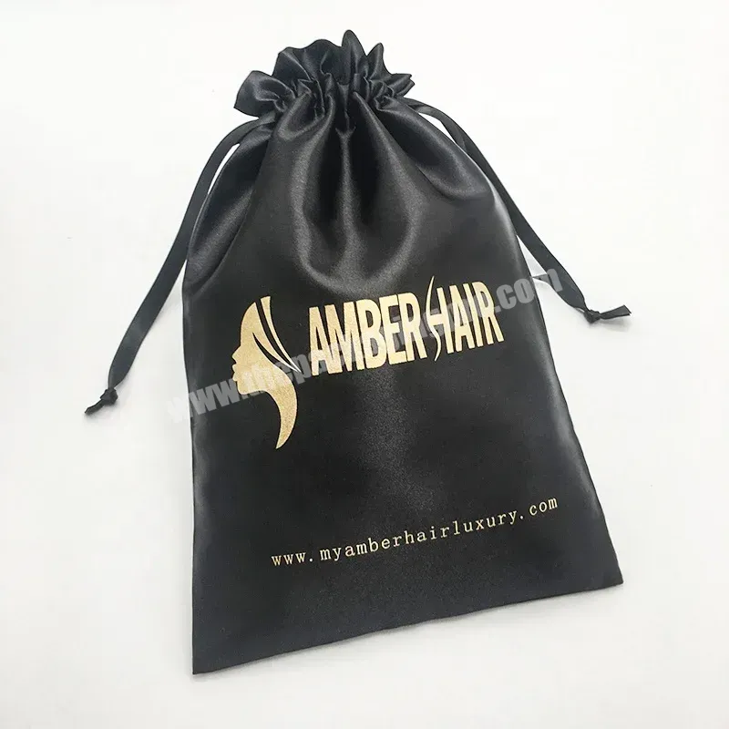 Custom Printing Satin Hair Wig Collection Dust Proof Dust Juwelry Drawstings Bags Directly Supplier - Buy Jewellery Packaging Pouche,Satin Drawstring Pouches,Satin Hair Bag.
