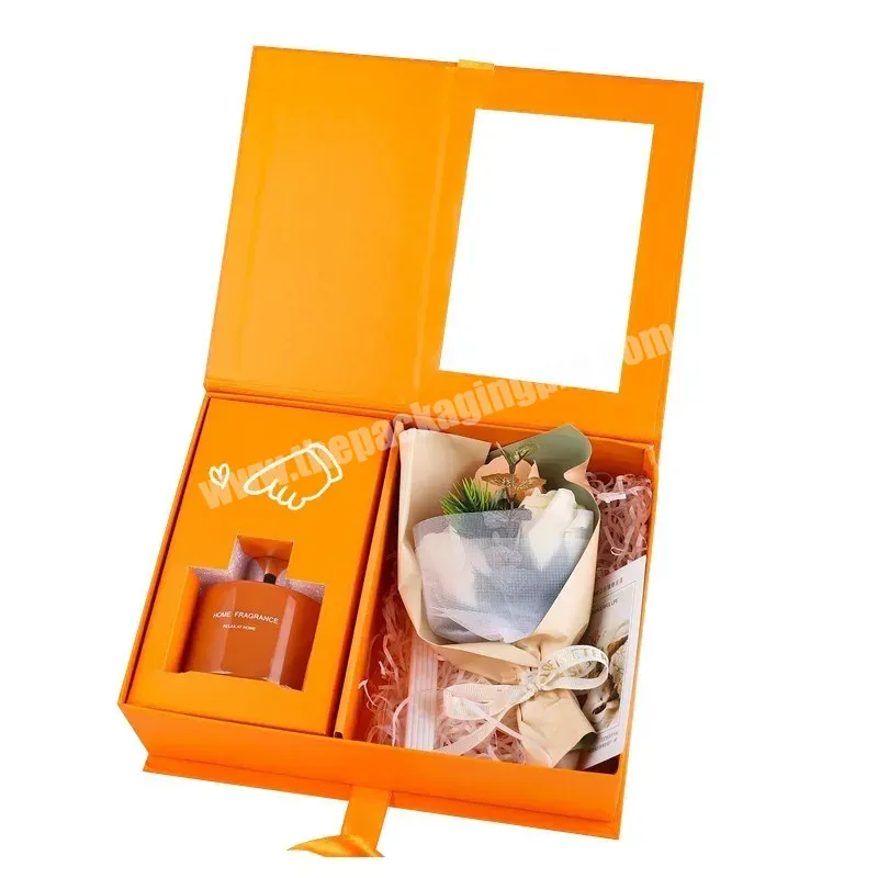 Custom Printing Luxury Rigid Packaging Magnet Perfume Box With Pvc Window - Buy Magnet Perfume Box,Pvc Window Cardboard Boxes,Custom Gift Box.