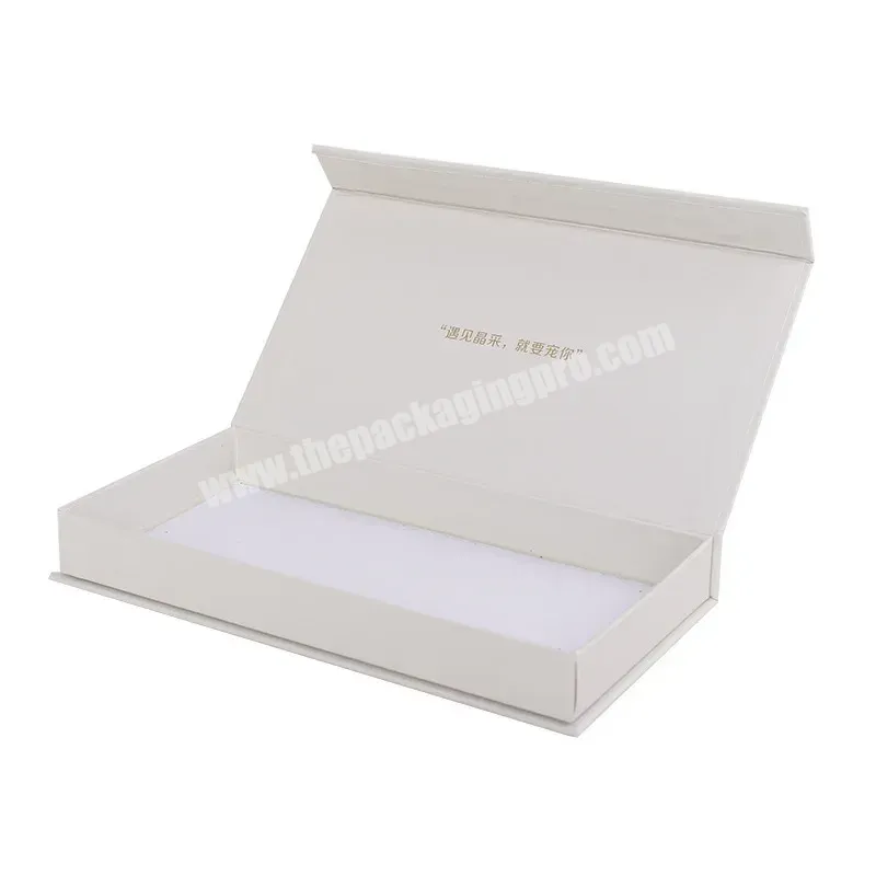 Luxury Book Shaped Rigid Cardboard Foldable Collapsible Magnetic Lid Gift Packaging Box Custom Logo - Buy Custom Collapsible Gift Box Magnetic Lid,Gift Packaging Boxes Custom Logo,Foldable Magnetic Gift Box.