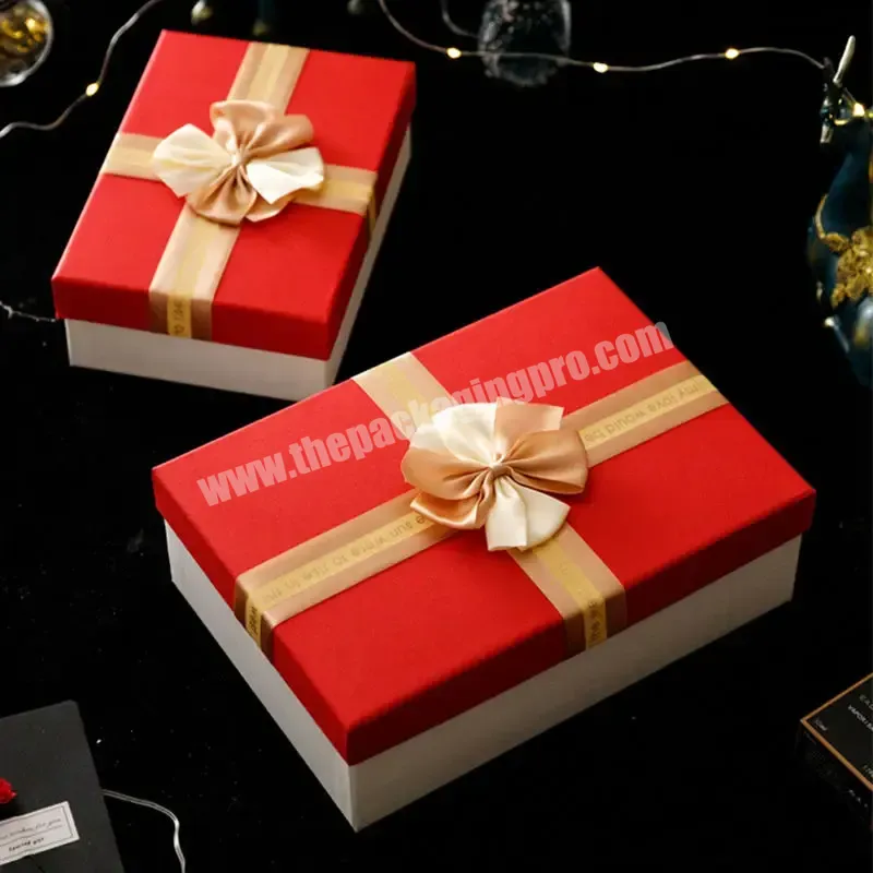 Luxury Custom Brand Personalised Clothing Packaging Lift-off Lid Gift Paper Boxes Pack With Ribbon 2 Pieces Rigid Paper Box - Buy Packaging Gift Paper Boxes,Gift Box Pack Ribbon,Personalised Clothing Packaging.