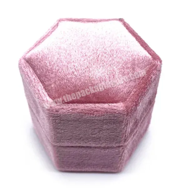 New Arrival Bio-degradable Lid And Base Rigid Box Pink Earring Velvet Jewelry Box With White Sponge Insert - Buy Suede Jewelry Box Embossed,Pink Jewelry Box,Jewelry Ring Box.
