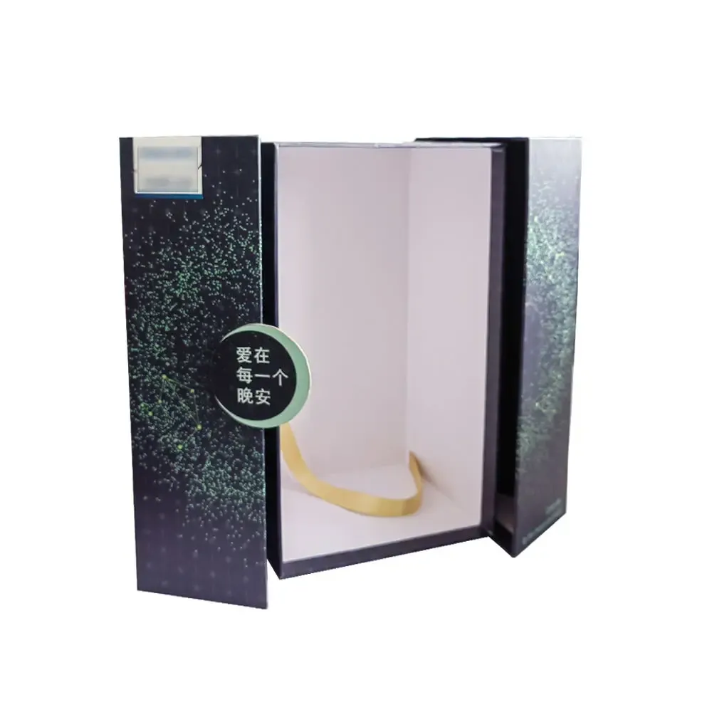 Premium Luxury Magnetic Unique Design Double Door Paper Rigid Cardboard Packaging Wine Gift Box - Buy Packaging Wine Gift Box,Double Door Paper Box,Packaging Wine Gift Box.