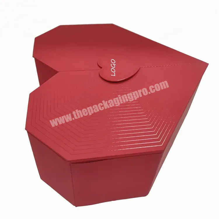 Printed Red Heart-shaped Rigid Paper Packaging Magnetic Box For Women Beautiful Paper Flower Chocolate Rose Shipping Boxes - Buy Hear Shape Gift Box,Flower Shipping Boxes,Rose Shipping Magnet Boxes.