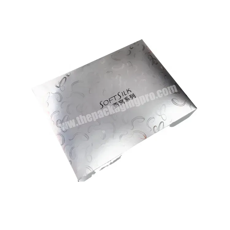 Silver Gift Boxes Lid With Your Brand Logos Patterns Fancy Art Paper Custom Luxury Rigid Gift Packaging Cartons On Sale - Buy Oem Odm Square Full Color Custom Size Accepted Paper Packaging Lid Gift Boxes For Edible Bird's Nest,Custom Any Shaped Accep