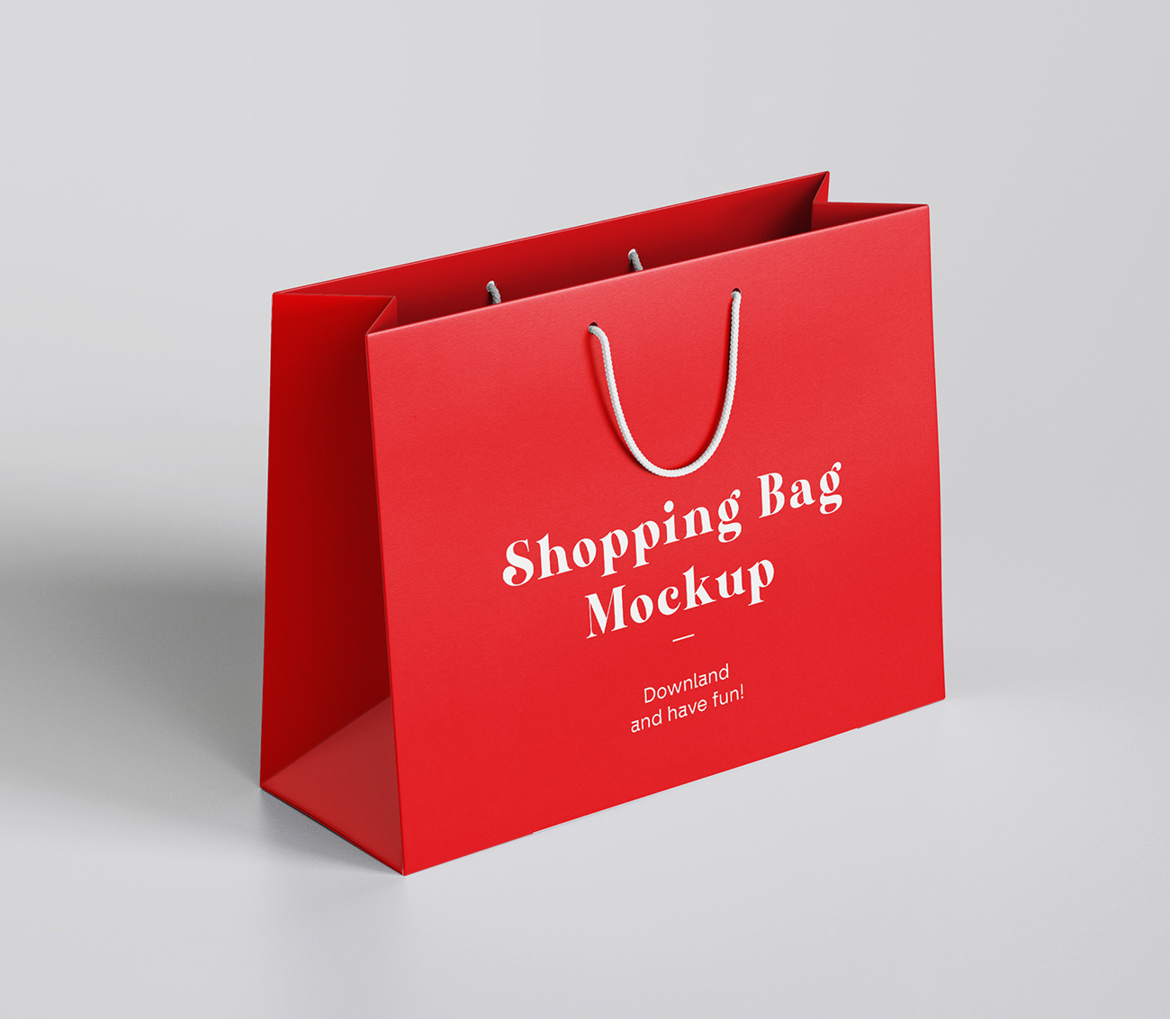 Red Shopping Paper Bag